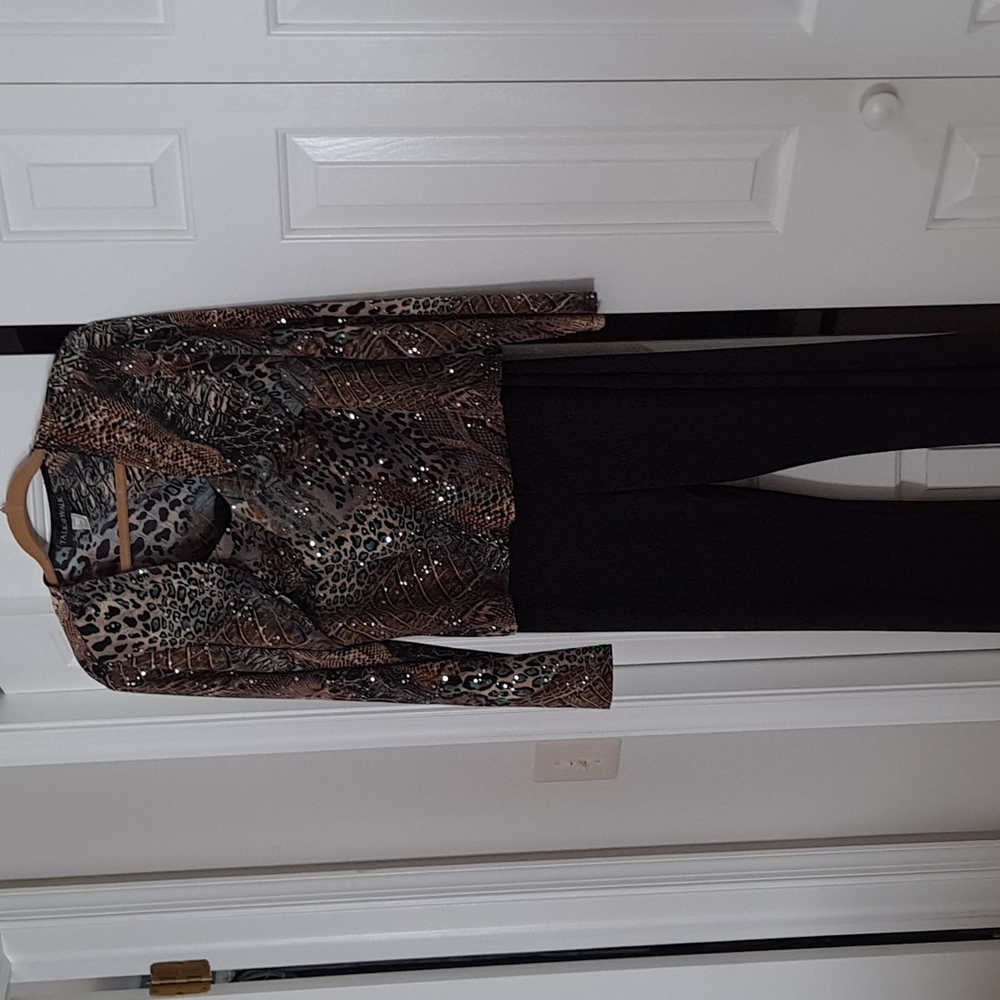 Jumpsuit black and multiple color